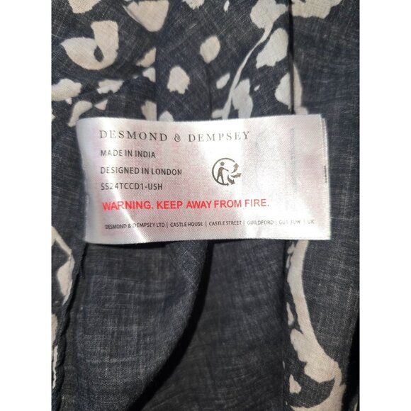 Elegant Black Maxi Dress with Leopard Print - Picture 6 of 7